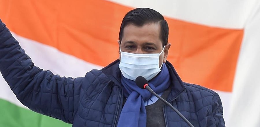 Delhi CM Arvind Kejriwal. Credit: PTI photo.