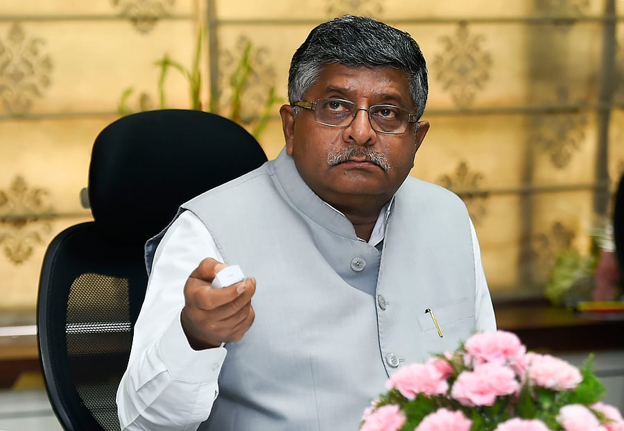 Union Minister of Communications, Electronics & IT and Law & Justice, Ravi Shankar Prasad. Credit: PTI File Photo
