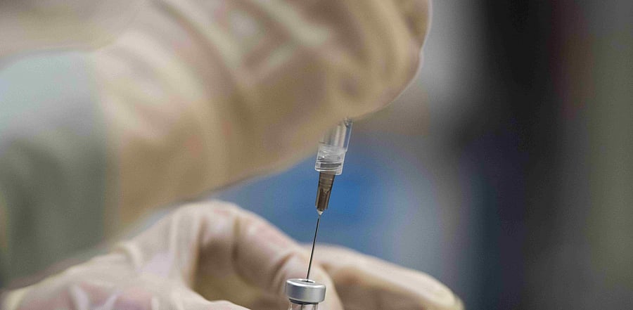 Crores of expended vials of the vaccine and used syringes, plus discharged packets of associated drugs such as PCM and Vitamin A tablets and bottles are expected to end up for incineration or burial. Credit: AFP