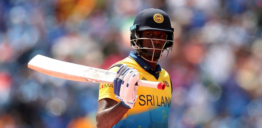 Angelo Mathews. Credit: Reuters file photo.
