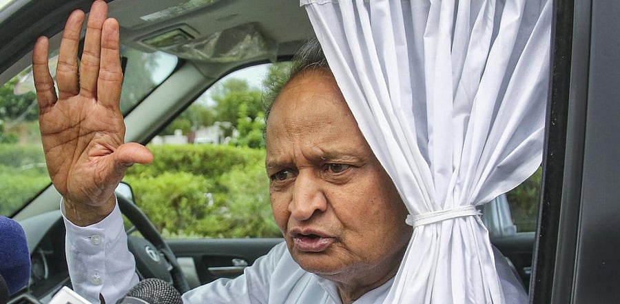 Ashok Gehlot. Credit: PTI file photo.