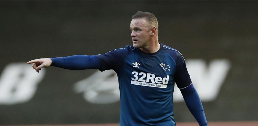 Wayne Rooney, 38, now in interim charge of Championship club Derby, joined United from Everton in 2004 as a teenager. Credit: Reuters