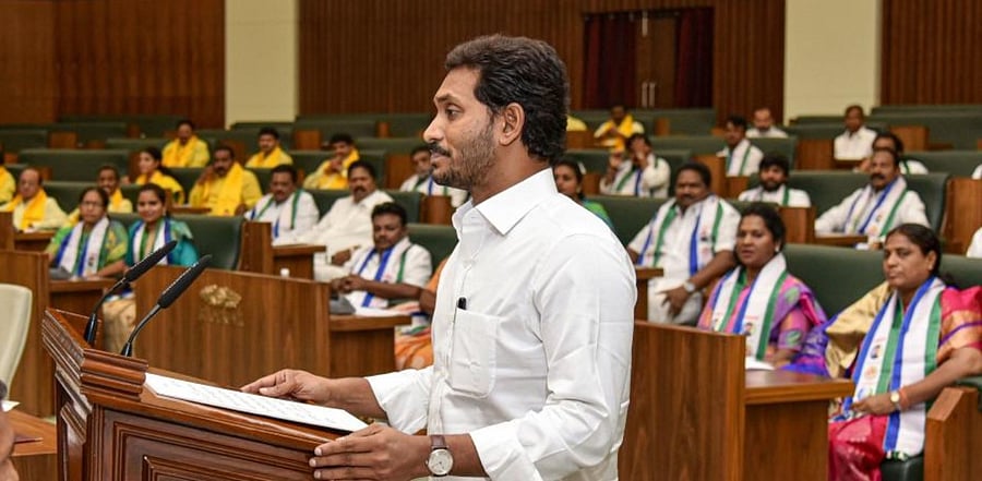 Andhra Pradesh CM YS Jaganmohan Reddy. Credit: PTI file photo.
