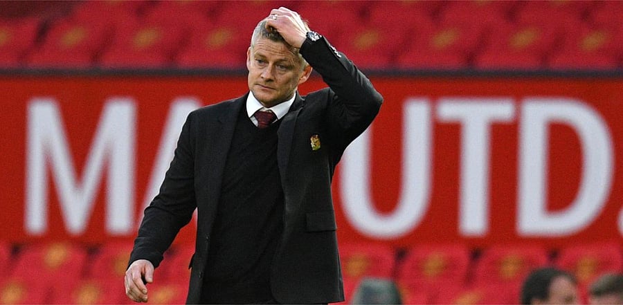 Manchester United's Norwegian manager Ole Gunnar Solskjaer. Credit: AFP