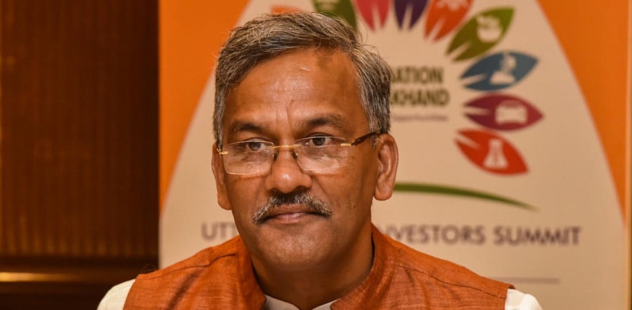 Trivendra Singh Rawat. Credit: DH file photo.