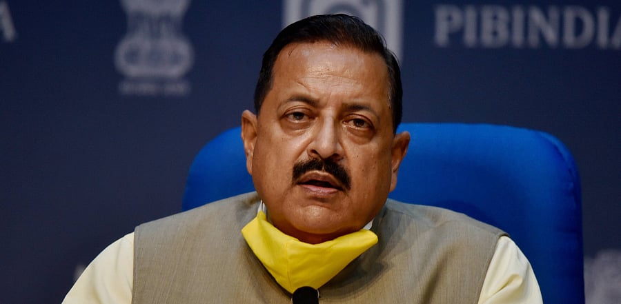 Jitendra Singh said the decision has been taken considering all the sensitivities to avoid pandemic risk emanating from the gathering of crowds at the pension banks. Credit: PTI