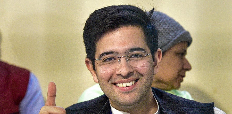 AAP Punjab party co-incharge Raghav Chadha. Credit: PTI Photo