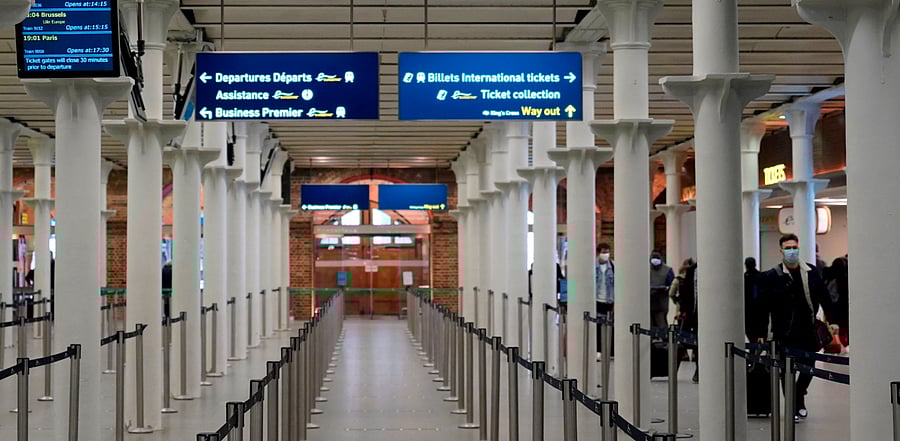 The British government warned that a potent new strain of the virus was "out of control". Credit: AFP