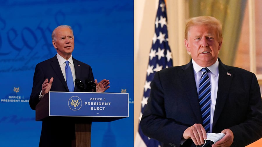 <div class="paragraphs"><p>(L to R) US President Donald Trump and President-elect Joe Biden. </p></div>