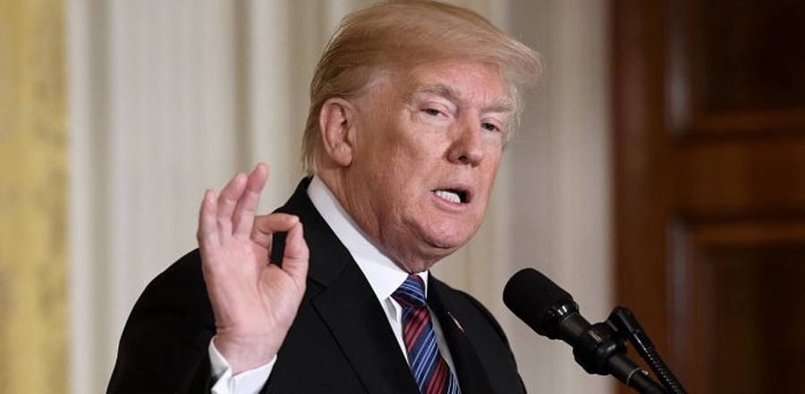 Outgoing US President Donald Trump. Credit: AFP Photo