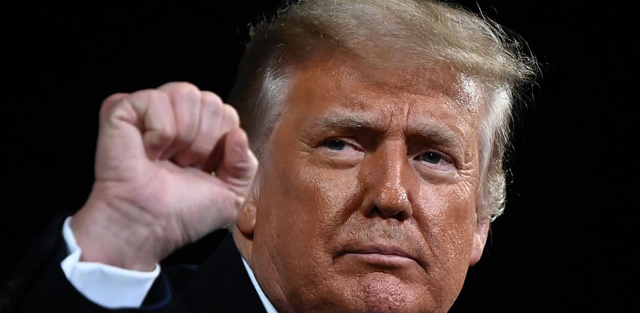 Trump's disruption extended to the global stage as well, where he cast doubt on once-inviolable alliances like NATO. Credit: AFP