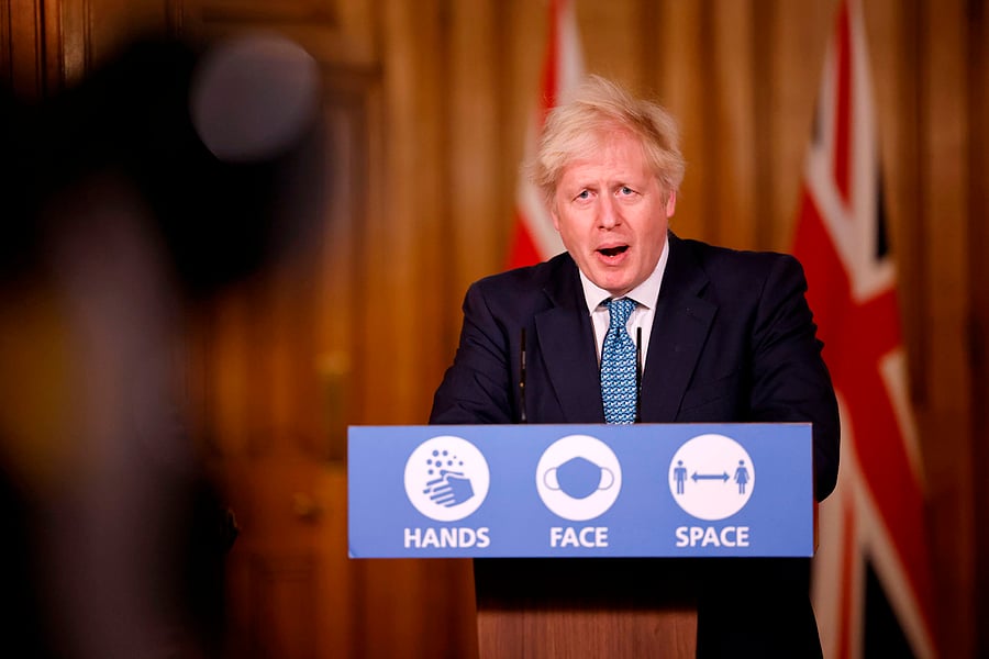 Britain's Prime Minister Boris Johnson. Credit: AFP Photo