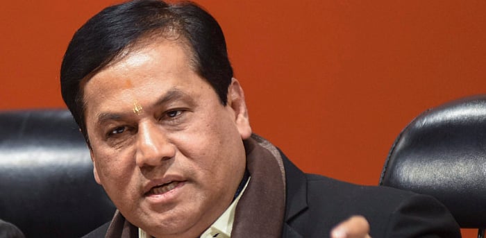 Chief Minister Sarbananda Sonowal. Credit: PTI Photo