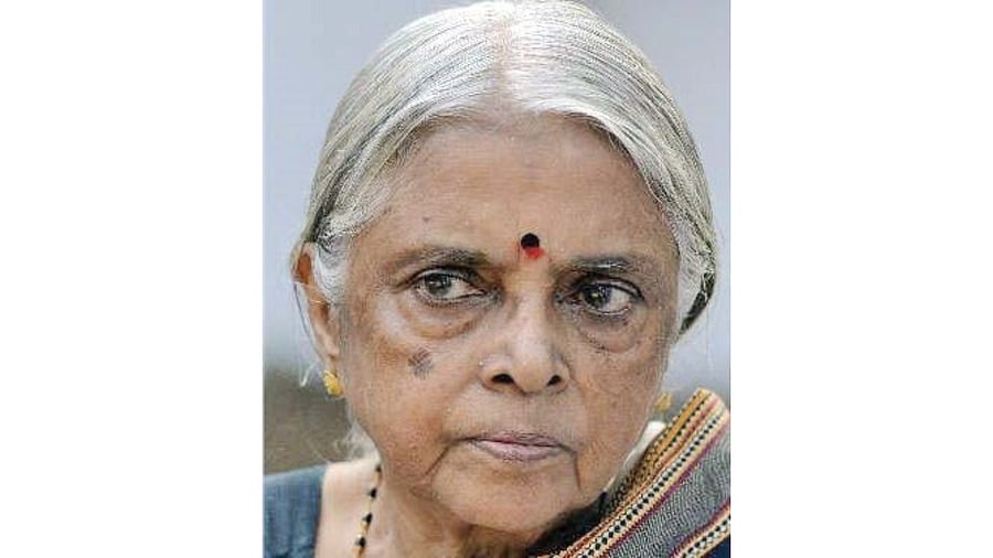 Poet Sugathakumari died following Covid-19. Credit: DH special arrangement