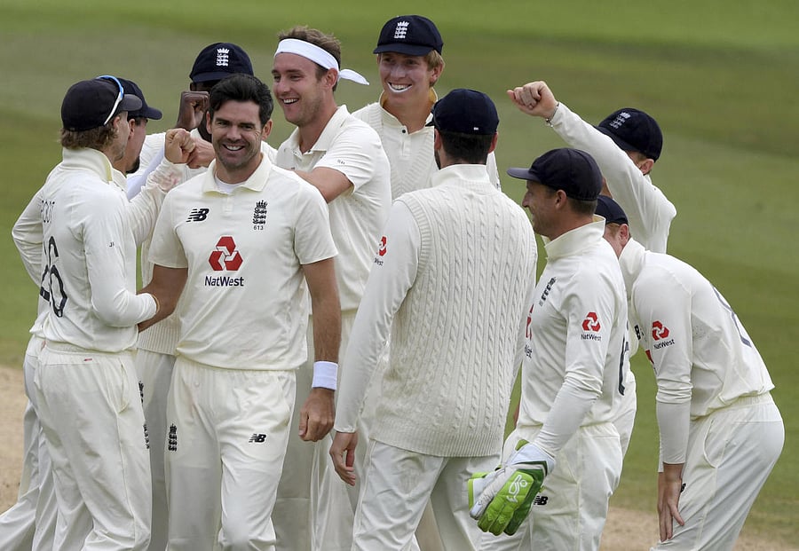 England Test cricket team. Credit: AP file photo.