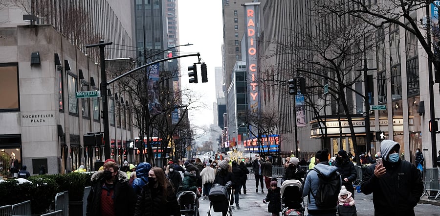 New York had the nation's biggest decline, losing an estimated 126,000 residents. Credit: AFP