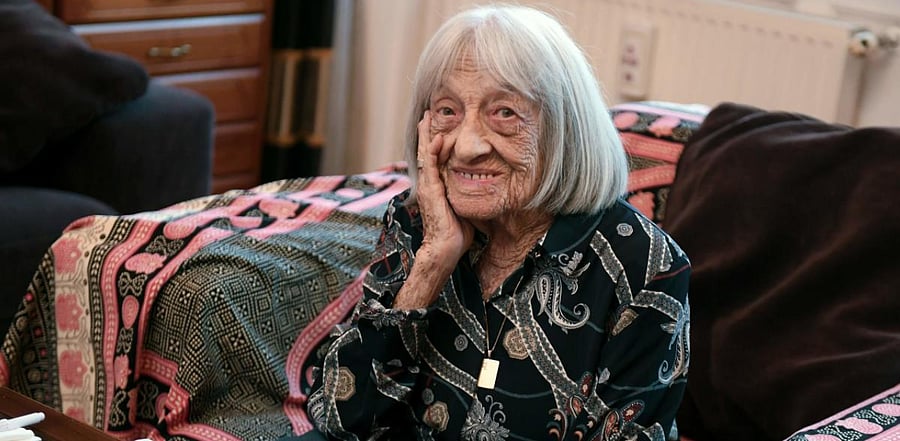 Hungarian gymnast Agnes Keleti. Credit: AFP Photo