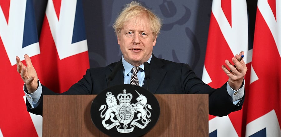 UK PM Boris Johnson. Credit: AFP Photo
