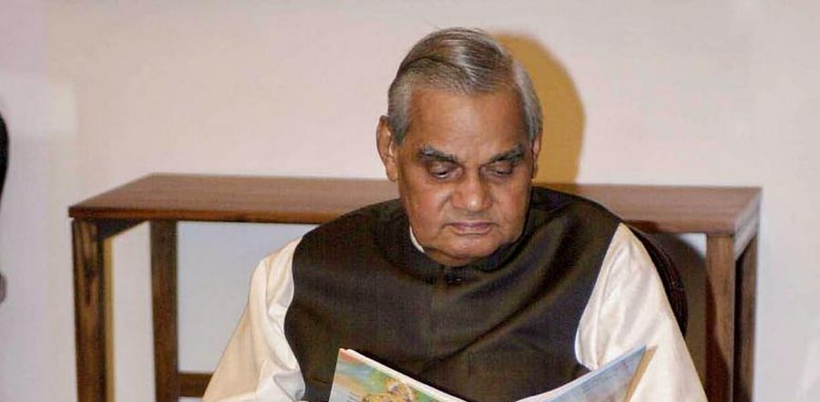 Atal Bihari Vajpayee. Credit: PTI file photo.