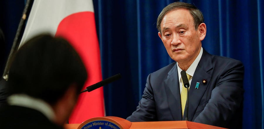 Japanese Prime Minister Yoshihide Suga. Credit: Reuters Photo