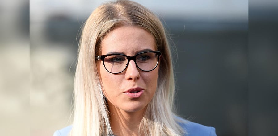 Lyubov Sobol, an ally of Kremlin critic Alexei Navalny. Credit: AFP Photo