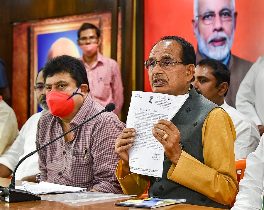 Madhya Pradesh Chief Minister Shivraj Singh Chouhan. Credit: PTI Photo