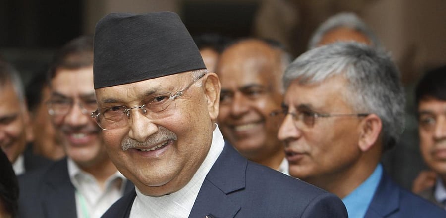 Nepal's Prime Minister KP Sharma Oli. Credit: AFP File Photo
