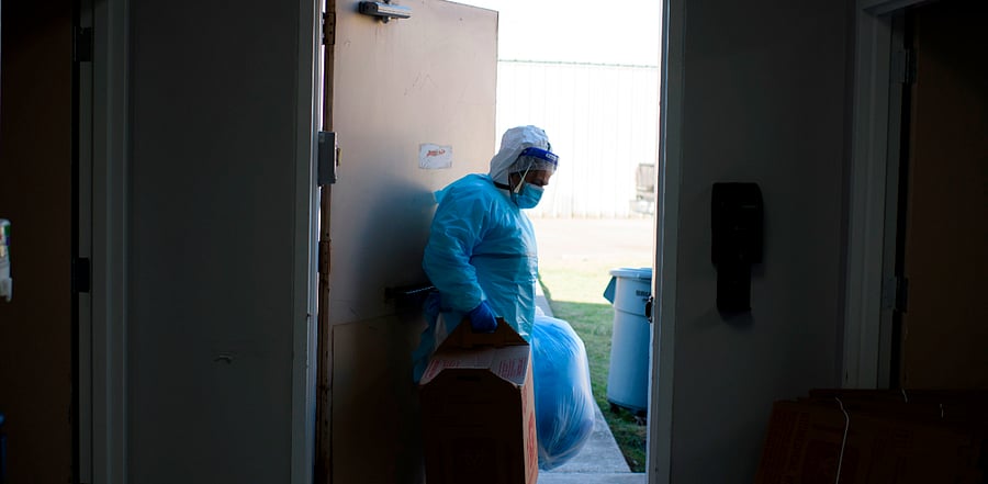 A French citizen living in Britain tested positive for the new variant of Covid-19. Credit: AFP
