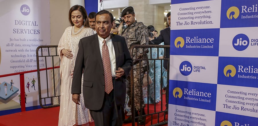 Reliance Industries MD Chairman Mukesh Ambani. Credit: Bloomberg