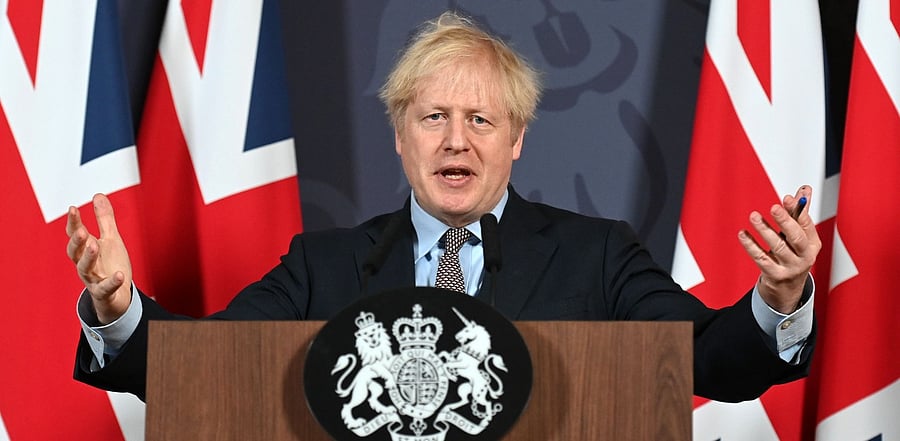 Britain's Prime Minister Boris Johnson. Credit: AFP Photo