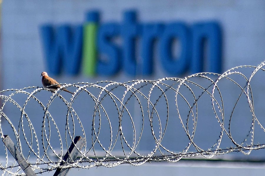 A view of Wistron Infocomm Manufacturing India Pvt Ltd. Credit: DH Photo