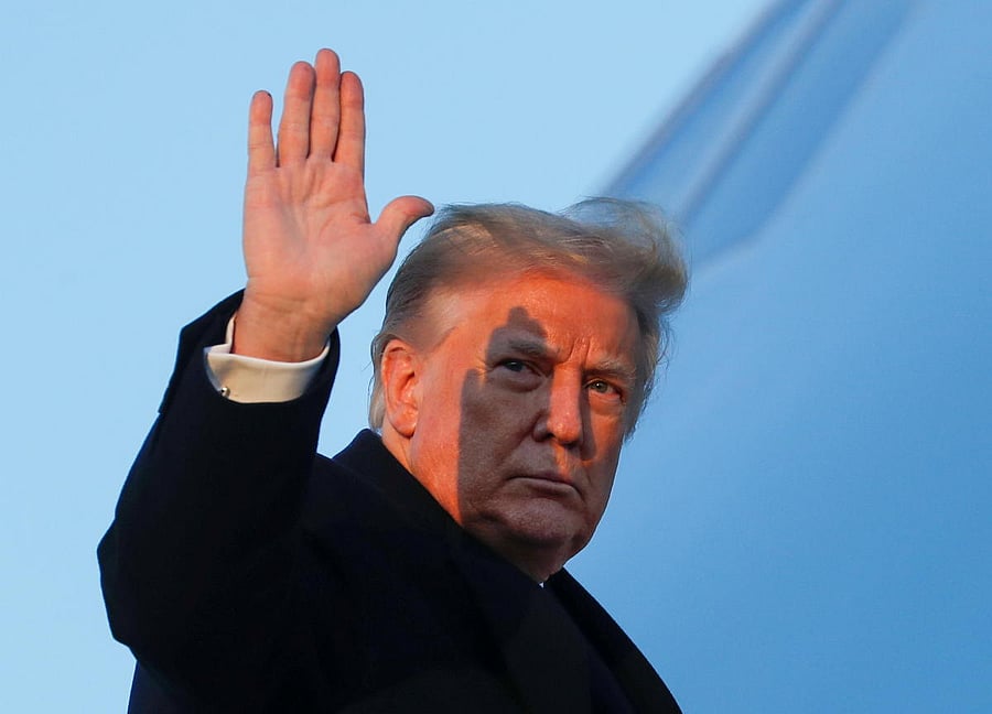US President Donald Trump. Credit: Reuters. 