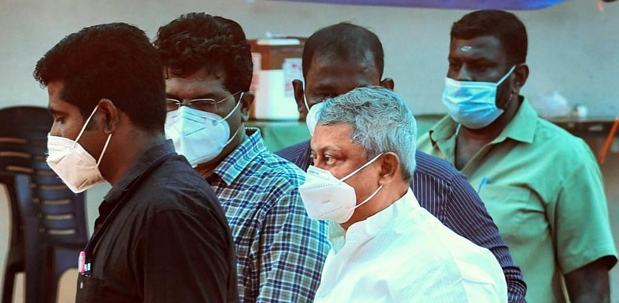 Thomas Kottoor (centre) was one of the two pronounced guilty of the murder. Credit: PTI file photo.