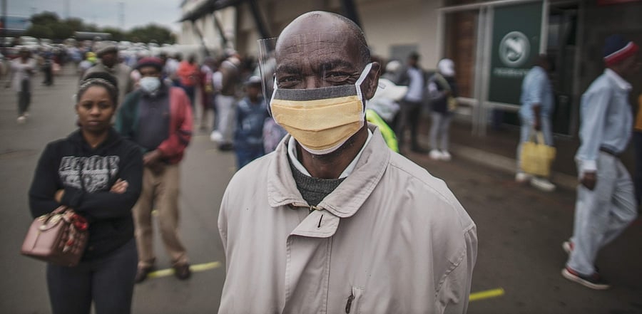 South African President Cyril Ramaphosa on December 28, 2020 announced a ban on alcohol sales and said mask-wearing would be mandatory in public. Credit: AFP Photo