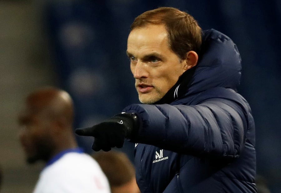 Paris St Germain coach Thomas Tuchel. Credit: REUTERS Photo