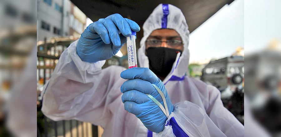 As opposed to a previous 14-day isolation period (seven days at home and seven days in the hospital), patients with the new variant of coronavirus will be isolated for 28 days. Credit: DH Photo/ Pushkar V