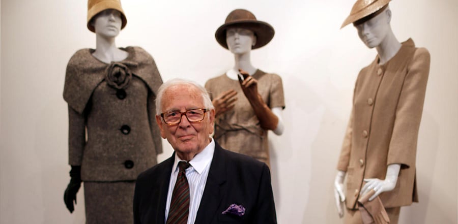  French fashion designer Pierre Cardin. Credit: Reuters Photo