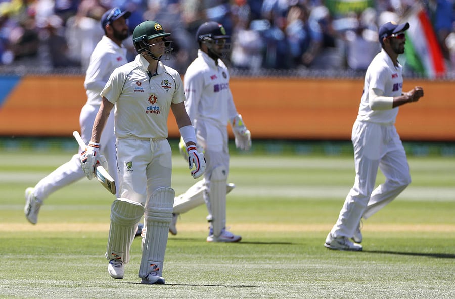 Steve Smith is going through a horrible run of form. Credit: AP. 