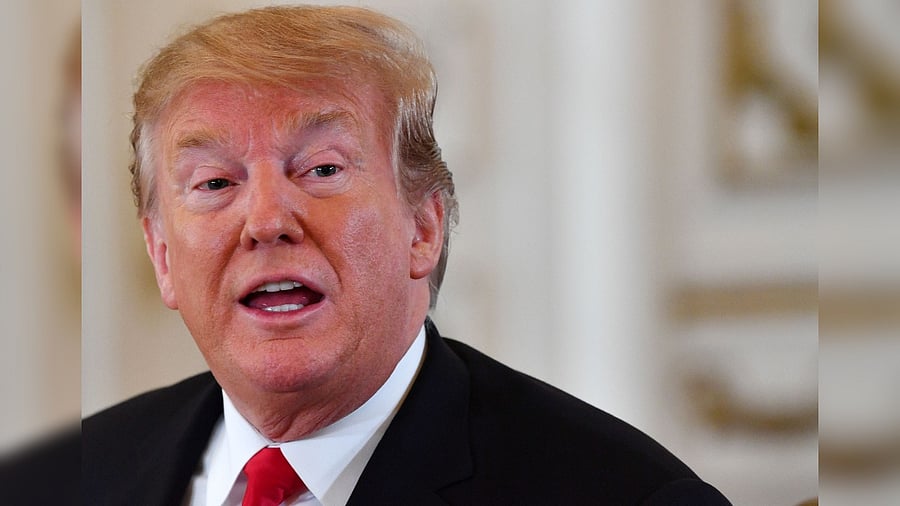 US President Donald Trump. Credit: AFP Photo