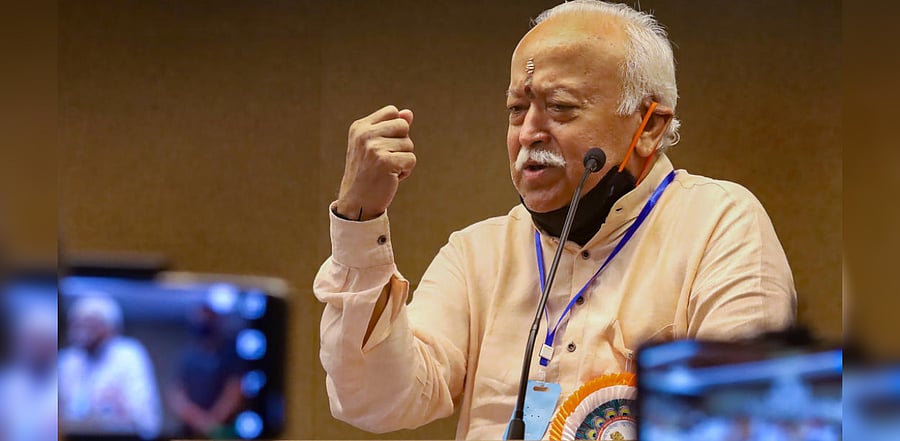 RSS chief Mohan Bhagwat. Credit: PTI Photo
