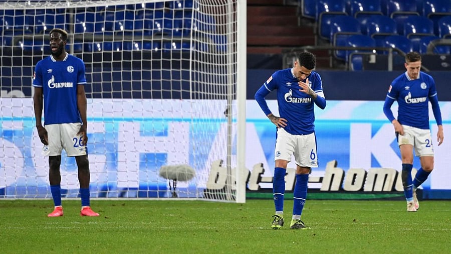Schalke's last victory in the German top tier was January 17 last year, when it beat Borussia Mönchengladbach 2-0. Credit: AFP File Photo