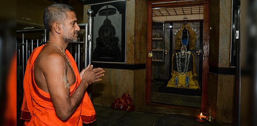 Sri Vishwaprasanna Teertha. Credit: DH Photo