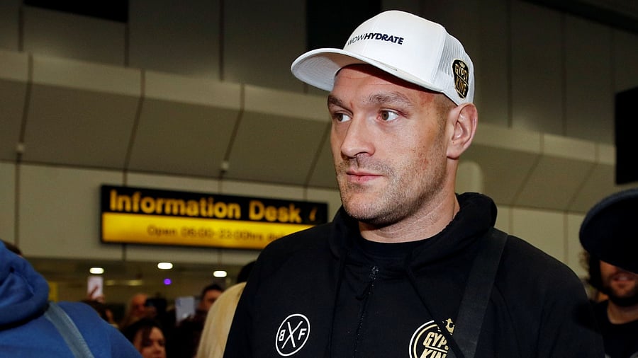 WBC Heavyweight boxing champion Tyson Fury. Credit: Reuters Photo