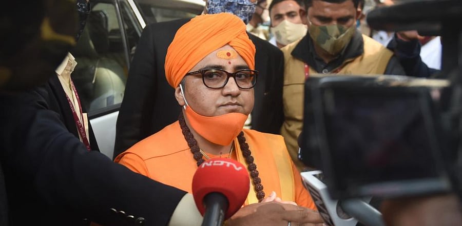 BJP MP Sadhvi Pragya Singh Thakur. Credit: PTI Photo