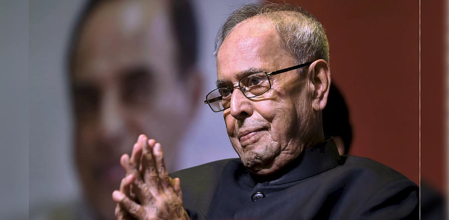 Former president Pranab Mukherjee. Credit: PTI Photo