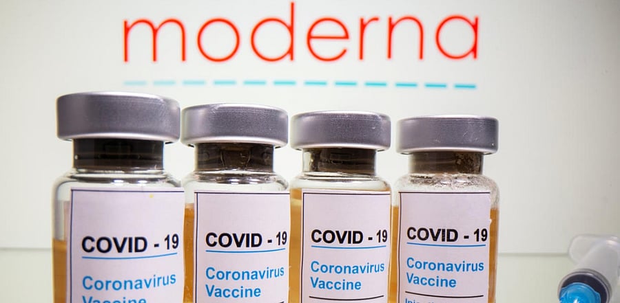 The Moderna vaccine is the second to be approved by the European Medicines Agency. Credit: Reuters file photo.