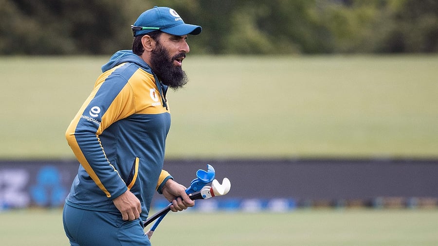 Pakistan's head coach Misbah-ul-Haq. Credit: AFP Photo