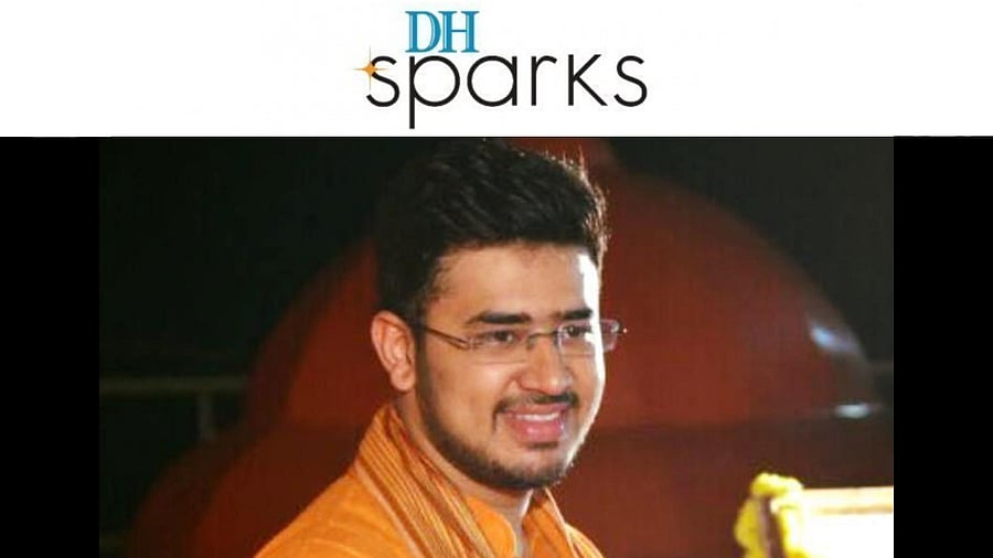 Bengaluru South MP Tejasvi Surya. Credit: DH File Photo