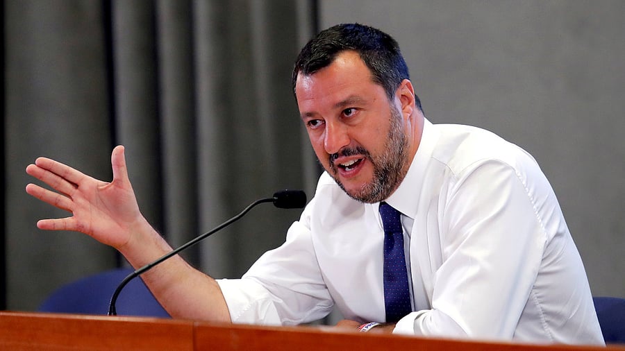 Former Deputy Prime Minister Matteo Salvini of Italy. Credit: Reuters File Photo