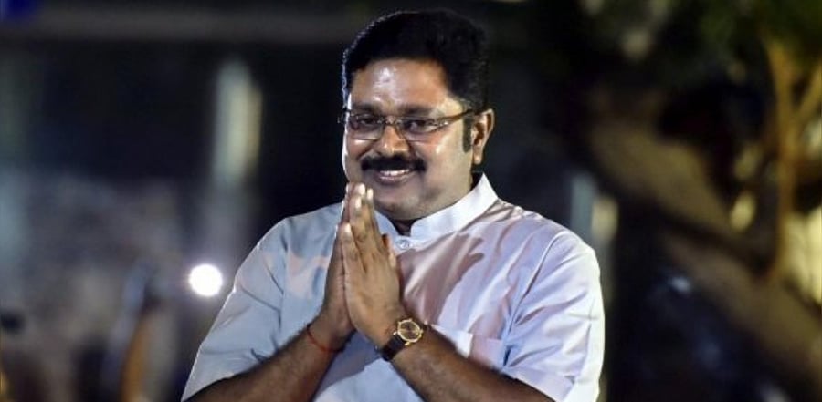 T T V Dhinakaran file photo. Credit: PTI Photo
